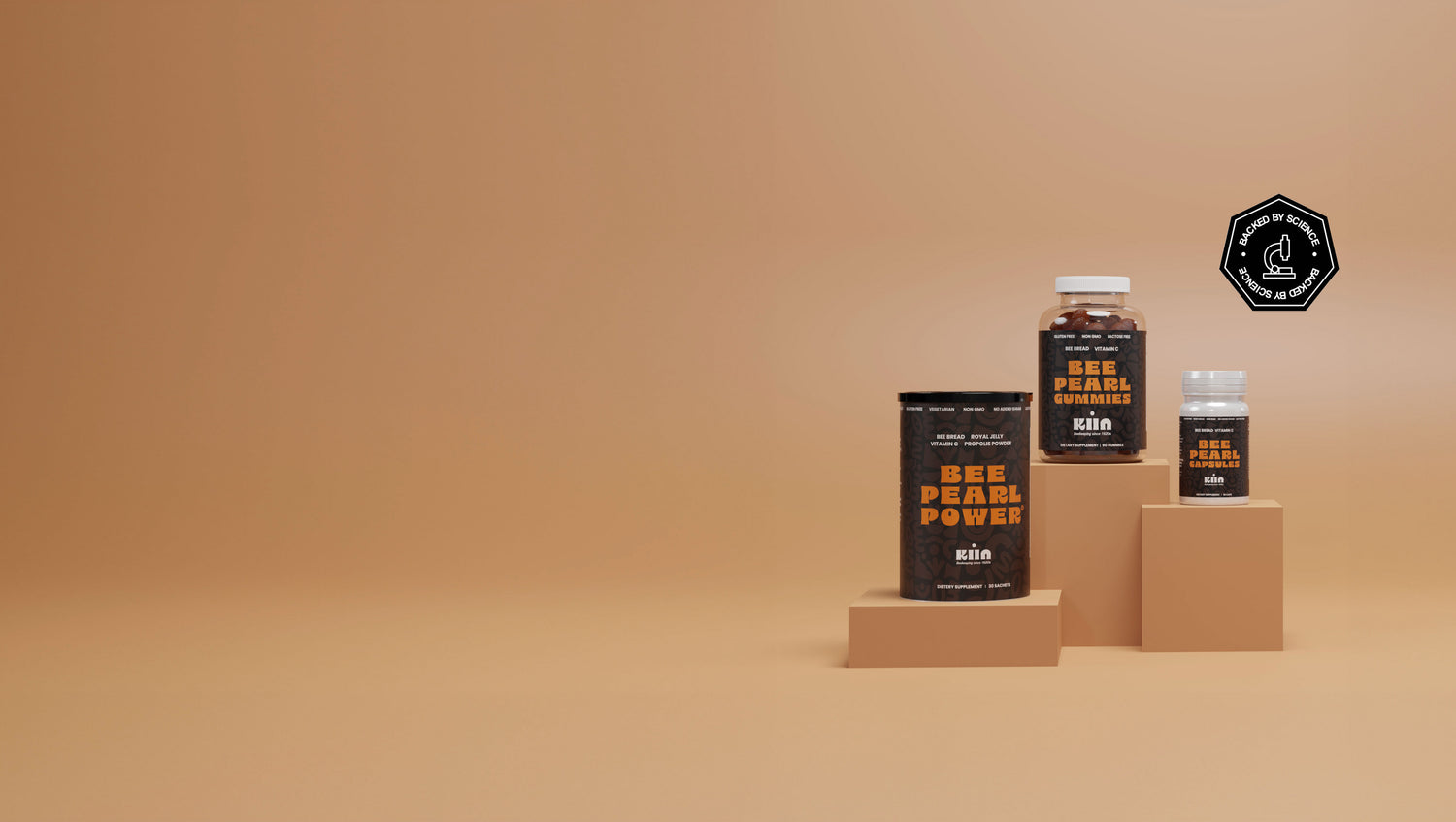 Bee pollen capsules